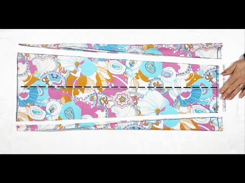 Видео: Попробуйте это один раз! Раскрой и пошив практичной юбки из 6 предметов