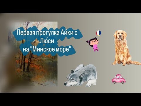 Видео: Мы так счастливы. Минское море. Собаки. Прогулка. Часть 1