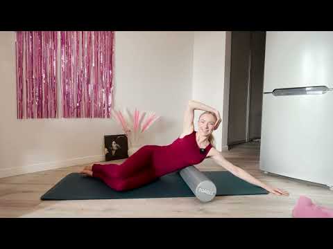 Видео: Пилатес с длинным роллом