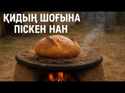 Видео: Қидың шоғына піскен нан!!