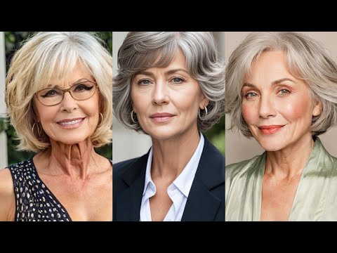 Видео: Стрижка для женщин 50+, 60+ и 70+ — женская стрижка