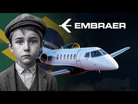 Видео: Как Бразильский Мальчик ОСНОВАЛ Компанию по Производству Самолётов | Взлёт Embraer