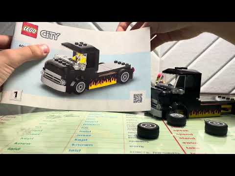 Видео: Обзор набора Лего Сити 60404 машина с бургебной