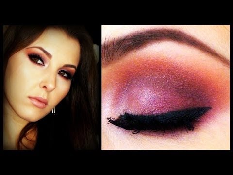 Видео: Опушен грим в топли, есенни тонове - Видео Урок