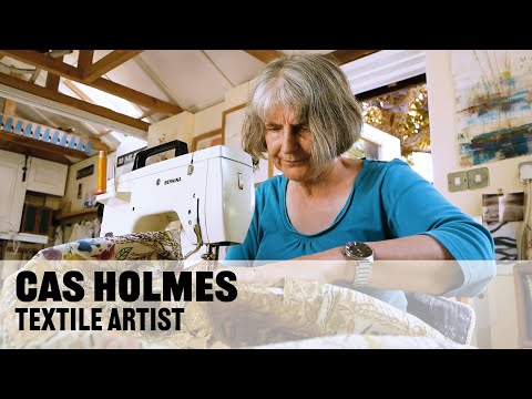 Видео: Интервью - Уникальное текстильное искусство Кэса Холмса.