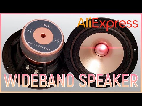 Видео: ТОПОВЫЕ широкополосные динамики с алиэкспресс WIDEBAND SPEAKER AKISUI AS120FL 5 , обзор, прослушка