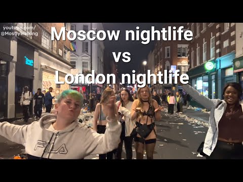 Видео: Это центр Лондона? Сравним с Москвой! Is this the center of London? Let's compare it with Moscow!