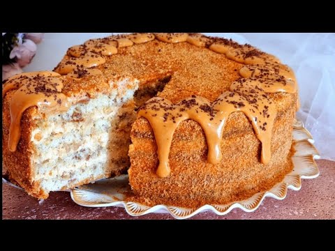 Видео: Готовлю на заказ уже много лет! Это Самый Вкусный Торт Который я когда-либо ел! Идеальный торт к чаю