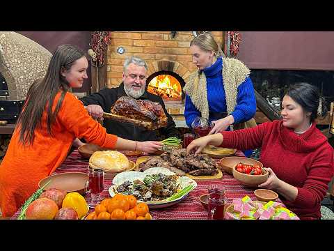 Видео: Мы Нашли Гигантскую Страусиную Ногу и Запекли ее Целиком в Печи!