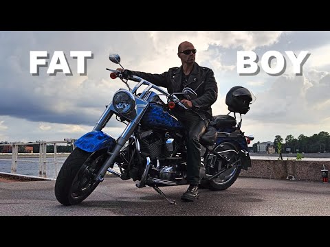 Видео: ОБЗОР HARLEY-DAVIDSON FAT BOY