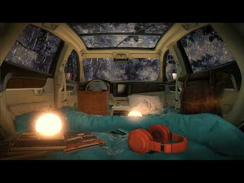 Видео: Звуки дождя в машине (8 часов)