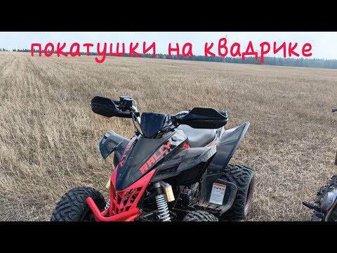 Видео: Обзор и покатушки на квадроцикле motoland rally 250