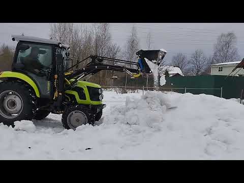 Видео: Zoomlion RK504 и погрузчик Landformer. Переделка ковша.(2)