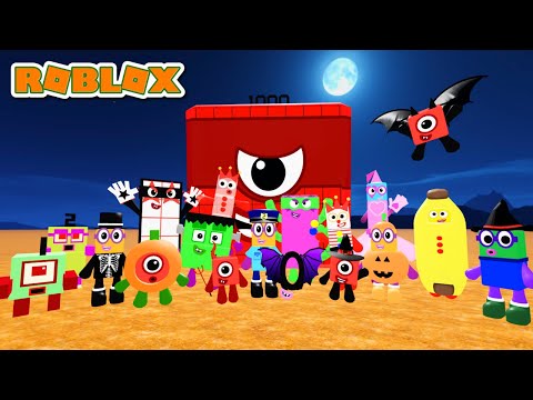Видео: ЖУТКАЯ Хэллоуинская подборка цифр-блоков | Roblox