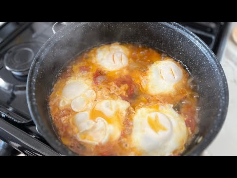 Видео: Лучшая Шакшука на сковороде.Необычный завтрак 🤤Қазақша рецепт