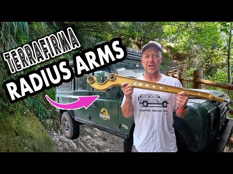 Видео: Радиусные рычаги коррекции кастера Terrafirma — Land Rover Defender