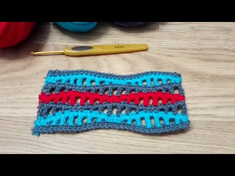 Видео: Необычный УЗОР крючком ♒ ВОЛНЫ с просветами ⚜ Подробный мастер-класс и схема