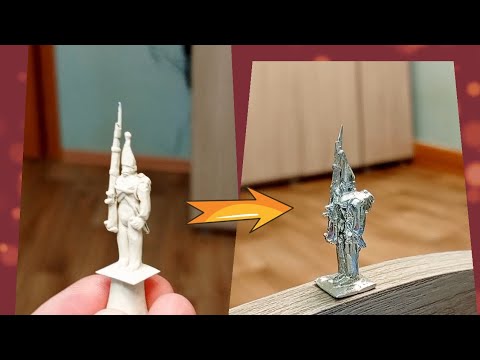 Видео: Литьё оловянных солдатиков в домашних условиях пошагово.