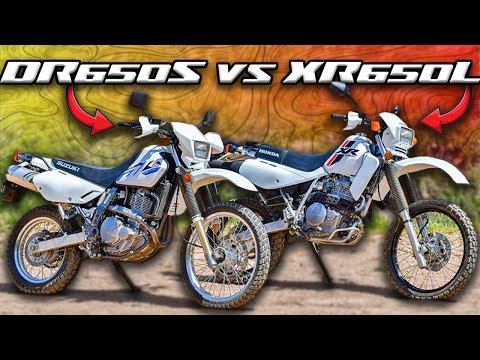 Видео: DR650S против XR650L | Дуэль в двух видах спорта — Новости велоспорта