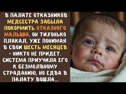 Видео: Медсестра ЗАБЫЛА покормить ОТКАЗНОГО малыша в палате отказников и он беззвучно плакал совсем один