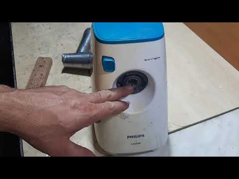 Видео: Мясорубка Philips 1600 вт гудит, но не крутит