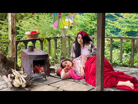 Видео: Готовим вкусный завтрак из органических овощей в прекрасной деревне | Daily Village Life