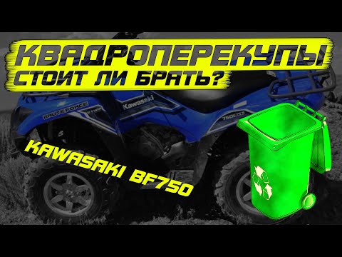 Видео: ПЕРЕКУПЫ квадроциклов. Обман чистой воды про Kawasaki Brute Force 750