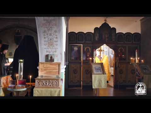 Видео: Полунощница, утреня, часы и Литургия, 22-я седмица по Пятидесятнице, пятница.