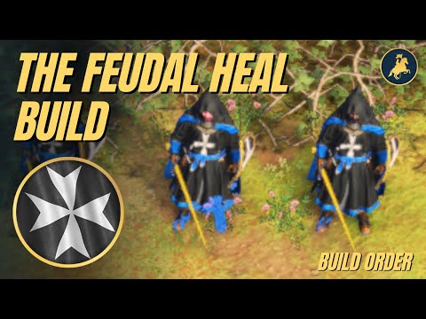 Видео: Как играть за тамплиеров: феодальная агрессия | Порядок строительства | Age of Empires 4