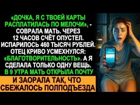 Видео: Муж отдал мою зарплатную карту свекрови — и об этом я узнала слишком поздно!