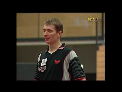 Видео: Table tennis Denmark Pro Tour 2002 Semy Final Ма Lin - Schlager Werner
