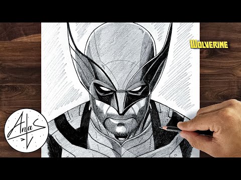 Видео: Урок рисования росомахи | Простые шаги для начинающих