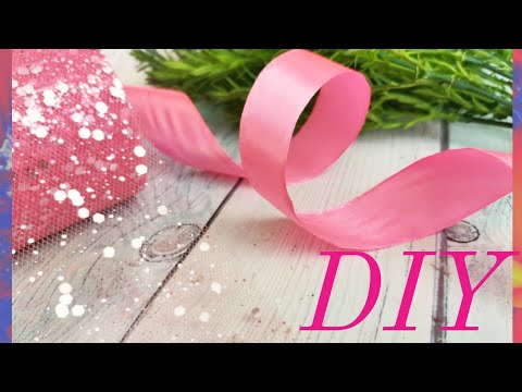 Видео: Готовимся к Весне! Цветы из атласной ленты/популярные весенние бантики из лент и фатина/kanzashi/diy