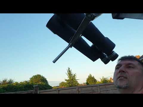 Видео: DIY монтировка параллелограмм для астрономического бинокля Celestron 25 x 100