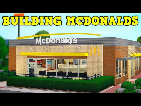 Видео: Строим настоящий McDONALDS в Блоксбурге!
