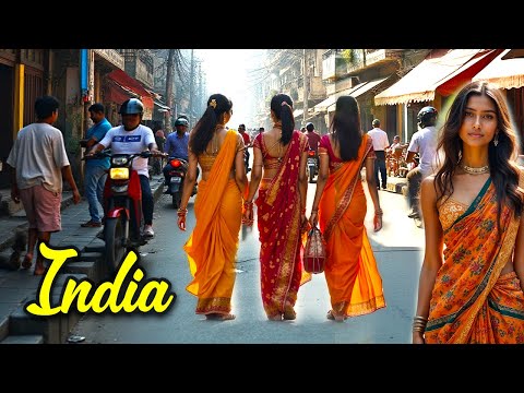 Видео: 🇮🇳 Пешие туры по Индии 4k: какова жизнь в Индии?