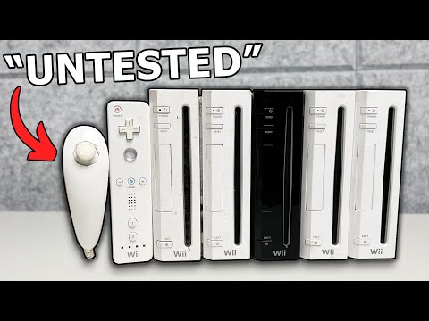 Видео: Я купил 29 «непроверенных» консолей Wii и аксессуаров от Goodwill...