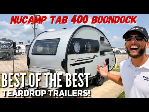 Видео: Лучший из лучших трейлеров Teardrop! | NuCamp Tab 400 Boondock