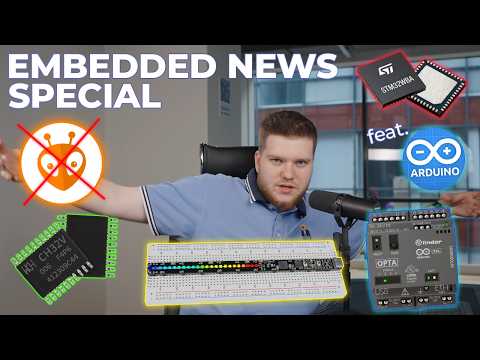 Видео: Новые STM32, CH32 Arduino Ядро, Отмена PlatformIO | Embedded News №10 feat. @ArduNotes