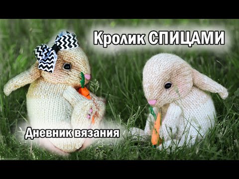 Видео: ОЧАРОВАТЕЛЬНЫЙ КРОЛИК спицами - Дневник ВЯЗАНИЯ #amigurumi #амигуруми