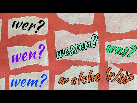 Видео: Въпросителните местоимения в немския език | Interrogativpronomen (A2, B1)
