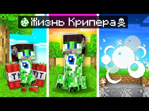 Видео: 😱ЖИЗНЬ КРИПЕРА ФИКСАЯ От Рождения до Смерти в Майнкрафт!