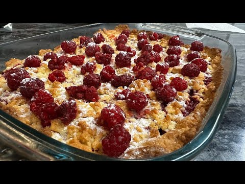 Видео: Как приготовить вкусный ягодный пирог// сможет приготовить даже ребенок!