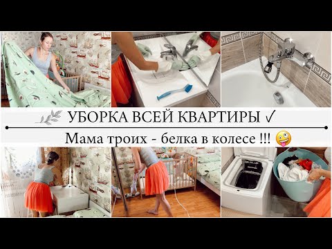 Видео: 🌿Уборка ВСЕЙ КВАРТИРЫ🌿УБИРАЮ ВЕСЬ ДЕНЬ!🔥СУПЕР МОТИВАЦИЯ на УБОРКУ🔥