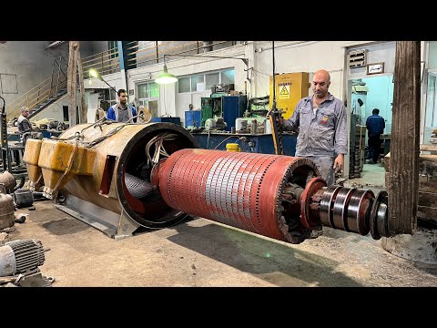 Видео: все об электродвигателях || Siemens полный сервис 2400 кВт 1000 об/мин