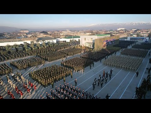 Видео: Паради ҳарби бахшида ба 32-умин солгарди таъсисёбии қувваҳои мусаллаҳи ҷумҳурӣ Тоҷикистон