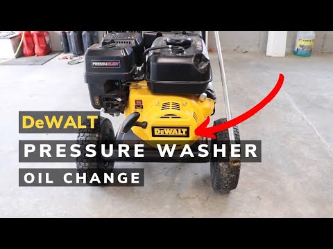Видео: Замена масла в мойке высокого давления DeWALT