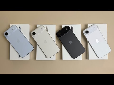 Видео: iPhone Air всех цветов!!! Распаковка и сравнение цветов!!!