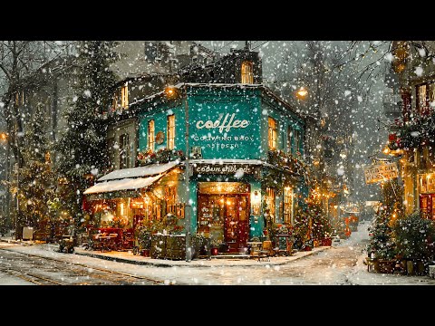 Видео: Зимний кофейный джаз ❄️ Уютный джаз с зимней атмосферой снегопада для расслабляющего дня
