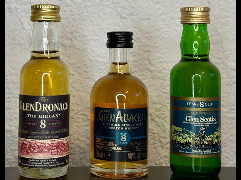 Видео: SCOTCH WHISKY. ПУСТЫЕ БУТЫЛКИ из под ВИСКИ Часть 8. Дегустация GlenDronach  GlenAllachie Glen Scotia
